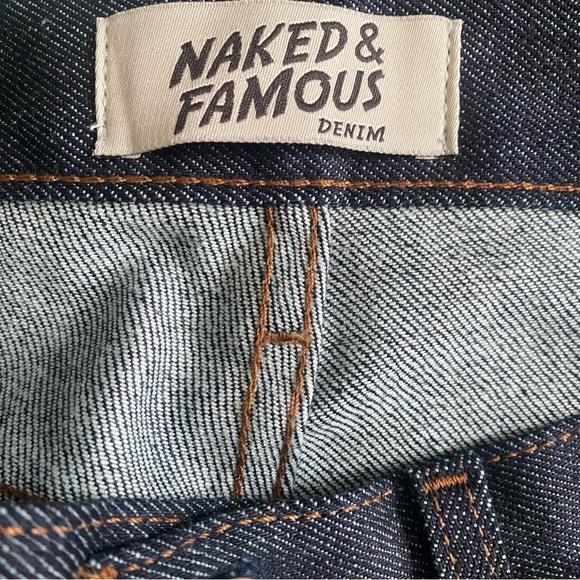 Dark Blue Raw Naked And Famous Denim - Picture 3 of 6